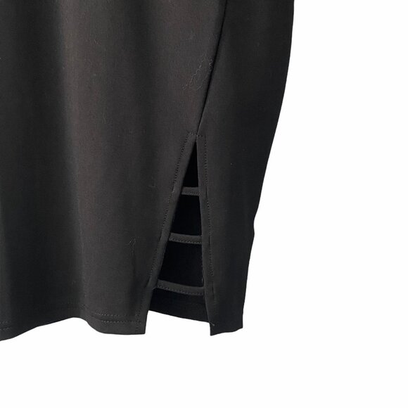 NWT Lulus Black Long Sleeve Cutout Dress Womens Small LBD Going Out Party Baddie - Picture 4 of 9